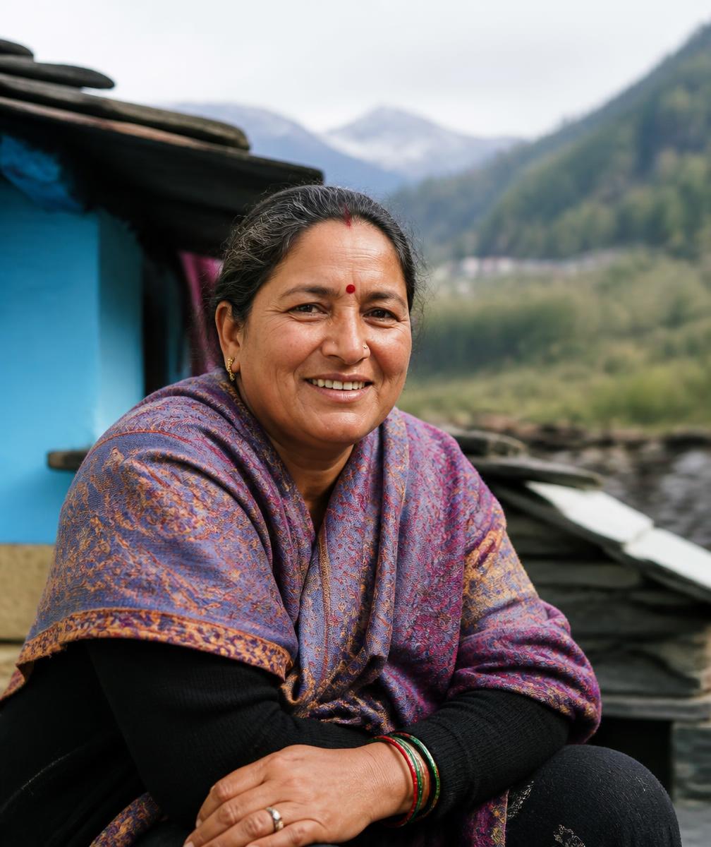 Uttarakhandi woman community leader